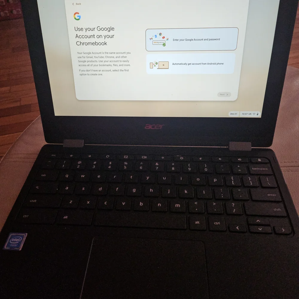 Acer Black Chromebook